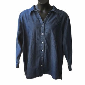 Mainstreet Blues Denim Shirt Size 3X